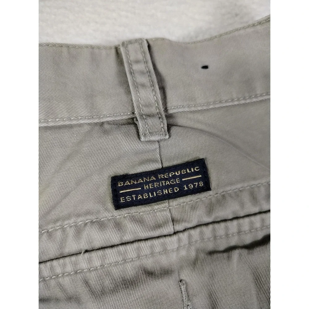 Vintage Banana Republic‎ Cargo Shorts Mens 33 Beige Heritage Classic Fit Utility